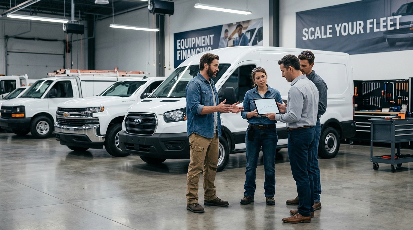 Illustration: Fleet Vehicle Financing: A Contractor’s Guide to Scaling Your Assets in 2026