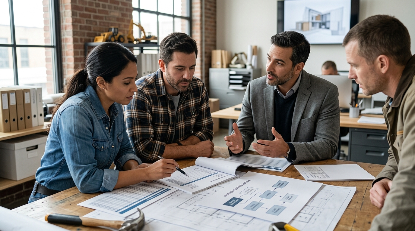 Illustration: Invoice Factoring for Construction: A Contractor’s Guide to 2026 Funding